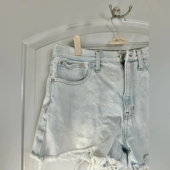 Madewell Relaxed Denim Shorts in Essen Wash Women’s 28 Jean Cut-Offs Americana - Picture 6 of 16